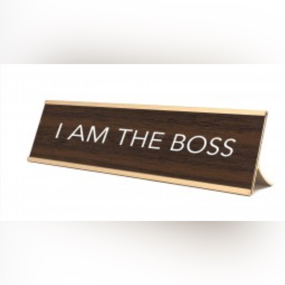 Office Envy Retro Desk Sign